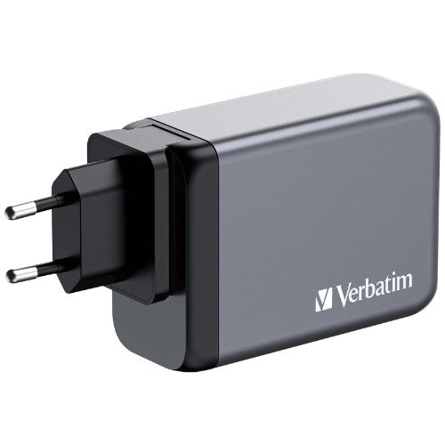 Verbatim GNC-240 GaN Charger 240W with 1 x USB-C 140W /1 x USB-C 100W / 1 x USB-C 65W / 1 x USB-A QC 3.0 (EU/UK/US)