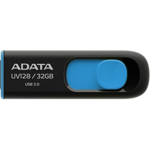 ADATA DashDrive UV128 32GB USB flash drive USB Type-A 3.2 Gen 1 (3.1 Gen 1) Black, Blue