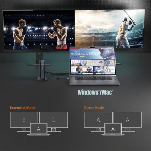 j5create JCD3196 Type-C Dock Dual 4K HDMI™, Black