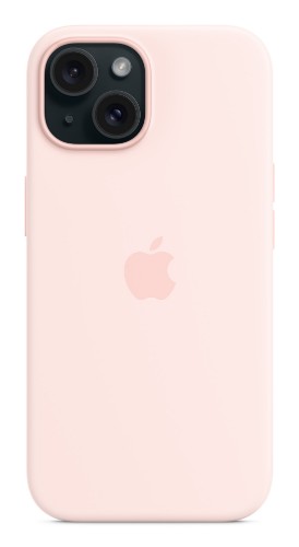 Apple iPhone 15 Silicone Case with MagSafe - Light Pink