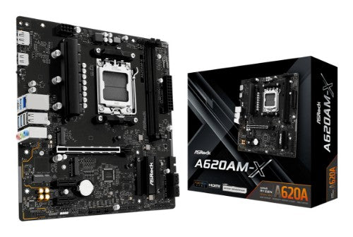 Asrock A620AM-X motherboard AMD A620 Socket AM5 micro ATX