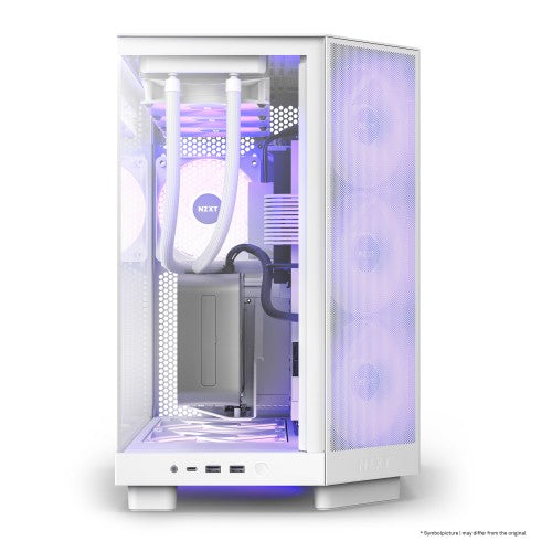 NZXT H6 Flow RGB Midi Tower White