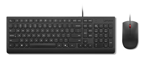 Lenovo KB MICE_BO Essencial WR KBMS GB A1 keyboard Mouse included Universal USB UK English Black
