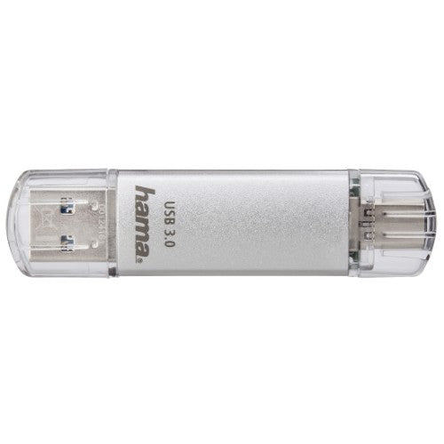 Hama C-Laeta USB flash drive 256 GB USB Type-A / USB Type-C 3.2 Gen 1 (3.1 Gen 1) Silver