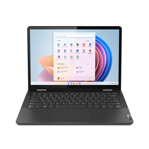 Lenovo 13w Yoga Gen 2 AMD Ryzen™ 5 7530U Hybrid (2-in-1) 33.8 cm (13.3") Touchscreen WUXGA 8 GB DDR4-SDRAM 256 GB SSD Wi-Fi 6 (802.11ax) Windows 11 Pro UK English Black