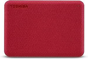 Toshiba Canvio Advance external hard drive 4 TB Red