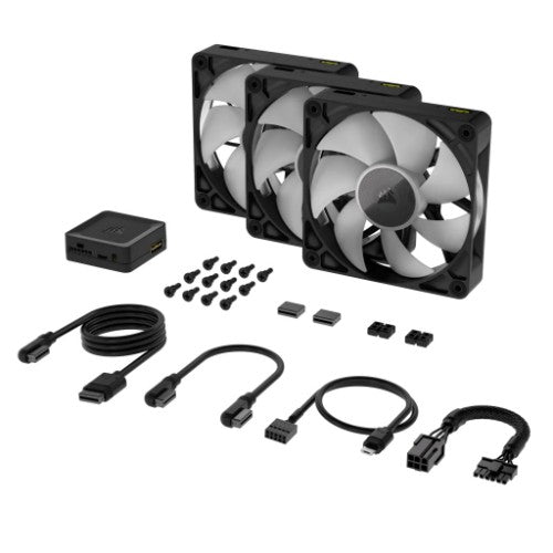 Corsair iCUE LINK RX120 RGB Computer case Fan 12 cm Black 3 pc(s)