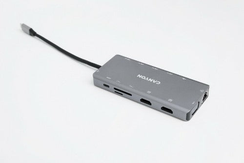 Canyon DS-12 USB 3.2 Gen 1 (3.1 Gen 1) Type-C Grey