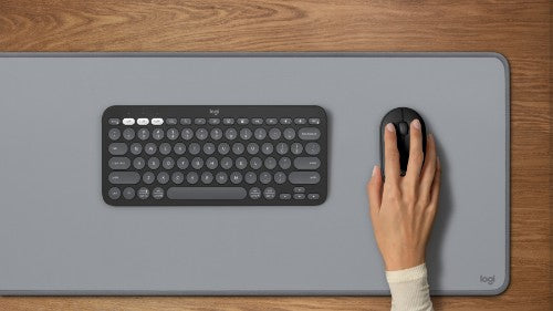 Logitech 910-007015 mouse Travel Ambidextrous RF Wireless + Bluetooth Optical 4000 DPI