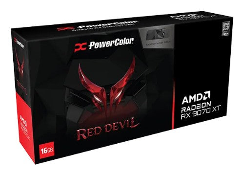 PowerColor Red Devil Radeon RX 9070 XT Backplate Special Edition AMD 16 GB GDDR6