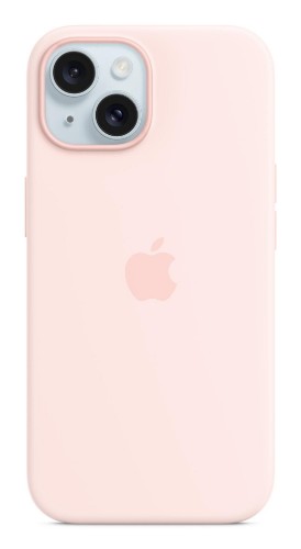 Apple iPhone 15 Silicone Case with MagSafe - Light Pink