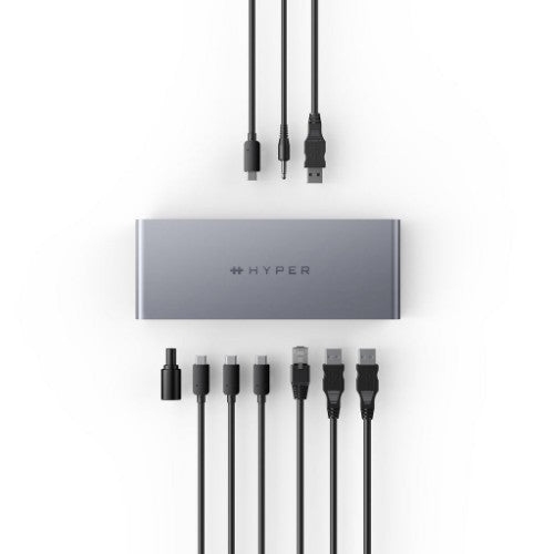 Targus HDTB4D-EU laptop dock/port replicator Docking Thunderbolt 4 Grey