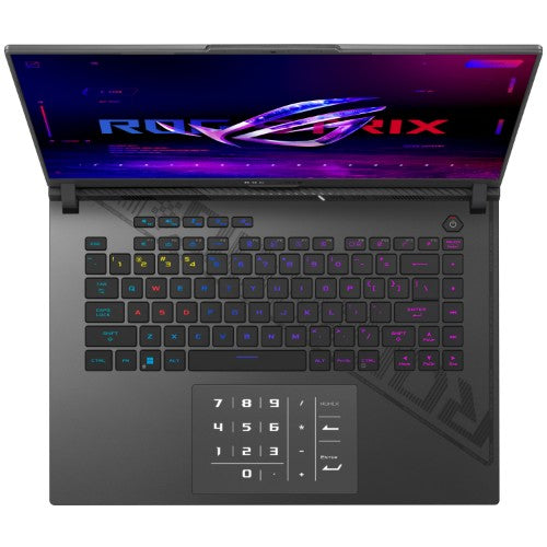 ASUS ROG Strix G16 G614PM-RV007W AMD Ryzen™ 9 8940HX Laptop 40.6 cm (16") WUXGA 16 GB DDR5-SDRAM 1 TB SSD NVIDIA GeForce RTX 5060 Wi-Fi 6E (802.11ax) Windows 11 Home Black, Grey