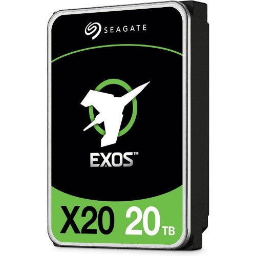 Seagate Enterprise Exos X20 internal hard drive 20 TB 7200 RPM 3.5" Serial ATA III