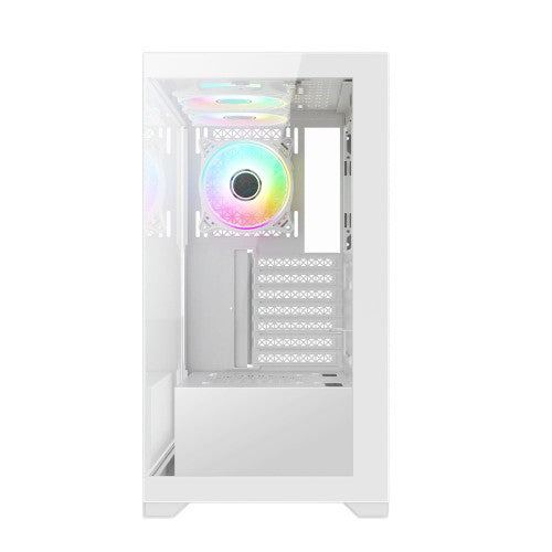 VIDA VETRO-WHT computer case Tower White
