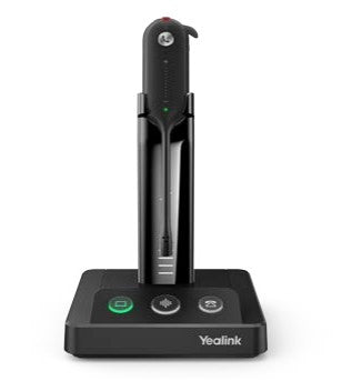 Yealink WH63 Portable UC Headset Wireless Ear-hook, Head-band, Neck-band Office/Call center Charging stand Black