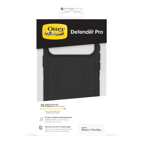 OtterBox Defender Pro MagSafe Series for Apple iPhone 17 Pro Max, black
