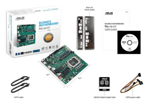 ASUS PRO H610T-CSM Intel H610 LGA 1700 mini ITX