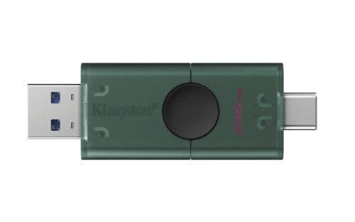 Kingston Technology DataTraveler 256GB USB-A + USB-C 3.2 Gen 1 DuoG2
