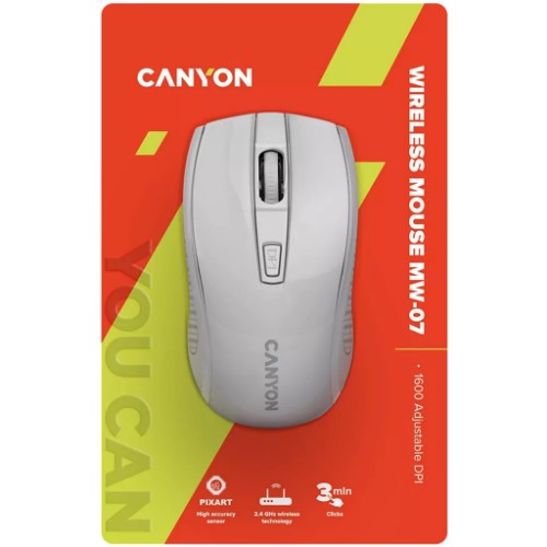 Canyon MW-7 mouse Right-hand RF Wireless Optical 1600 DPI