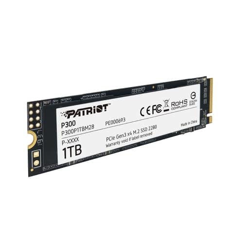 Patriot Memory P300 1.02 TB M.2 PCI Express 3.0 NVMe 3D NAND