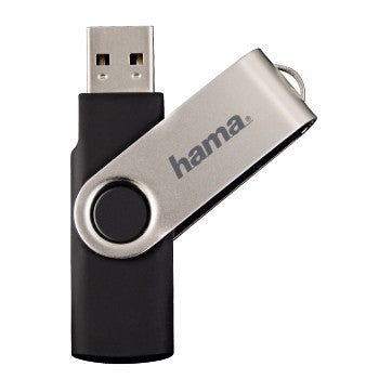 Hama Rotate USB 2.0 32GB USB flash drive USB Type-A Black