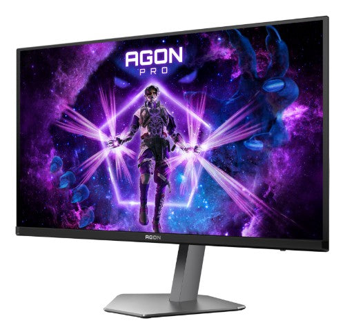 AOC AGON PRO AG276QKD2 computer monitor 67.3 cm (26.5") 2560 x 1440 pixels Quad HD QD-OLED Black, Grey