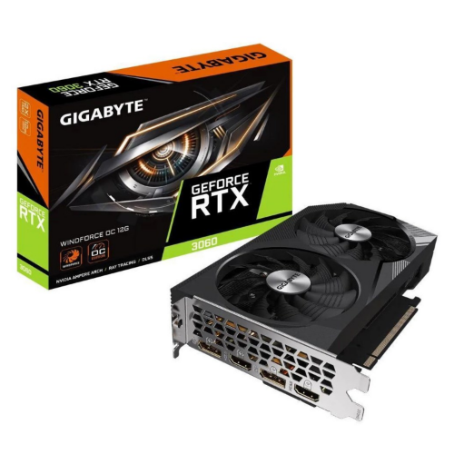 GIGABYTE GeForce RTX 3060 WINDFORCE OC 12G (rev. 2.0) NVIDIA 12 GB GDDR6