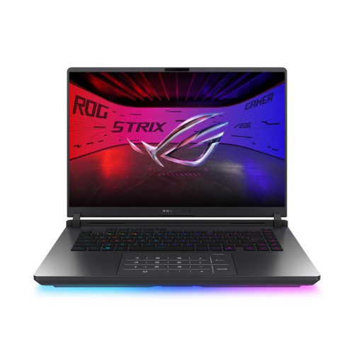 ASUS ROG Strix G16 G614FR-S5115W AMD Ryzen™ 9 9955HX3D Laptop 40.6 cm (16") WQXGA 32 GB DDR5-SDRAM 1 TB SSD NVIDIA GeForce RTX 5070 Ti Wi-Fi 6E (802.11ax) Windows 11 Home Black, Green, Grey