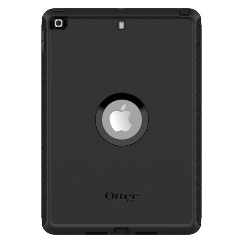 OtterBox Defender Case for iPad 7th/8th/9th gen, Shockproof, Ultra-Rugged Protective Case with built in Screen Protector, 2x Tested to Military Standard, Black,, No retail packaging