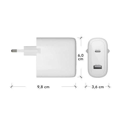 dbramante1928 re-charge Pro - EU W. Charger USB-C65W+USB-A18W-W