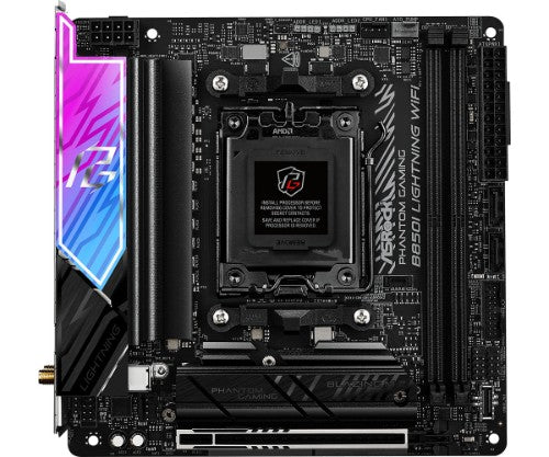 Asrock Phantom Gaming B850I Lightning WiFi AMD B850 Socket AM5 mini ITX