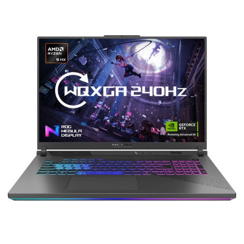 ASUS ROG Strix G16 G614FM-S5008W AMD Ryzen™ 9 9955HX Laptop 40.6 cm (16") WQXGA 32 GB DDR5-SDRAM 1 TB SSD NVIDIA GeForce RTX 5060 Wi-Fi 6E (802.11ax) Windows 11 Home Grey