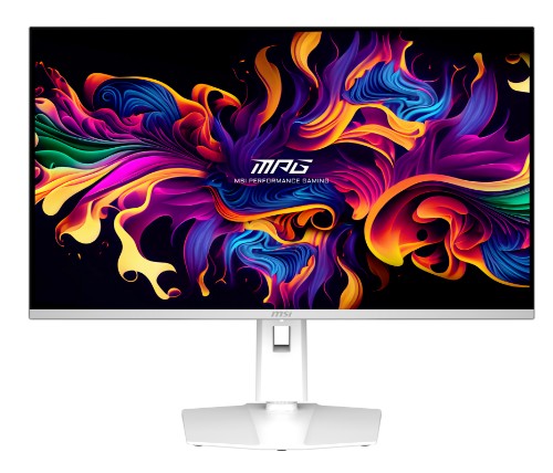 MSI MPG 321URXW QD-OLED computer monitor 80 cm (31.5") 3840 x 2160 pixels 4K Ultra HD White