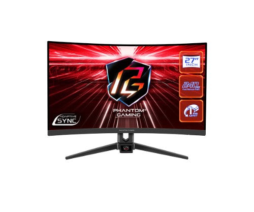 Asrock PG27F15RS1A computer monitor 68.6 cm (27") 1920 x 1080 pixels Full HD Black