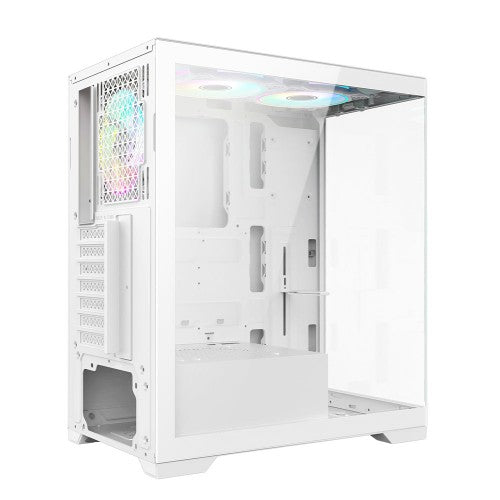 VIDA VETRO-WHT computer case Tower White