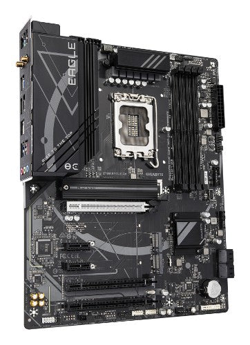 GIGABYTE Z790 EAGLE AX Motherboard - Supports Intel Core 14th Gen CPUs, 12+1+1Phases Digital VRM, up to 7600MHz DDR5 (OC), 3xPCIe 4.0 M.2, Wi-Fi 6E, 2.5GbE LAN, USB 3.2 Gen 2