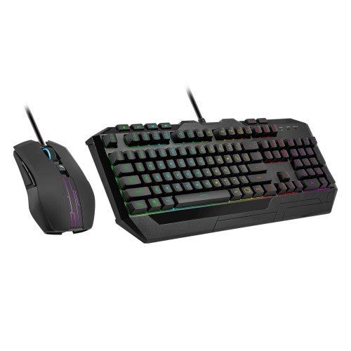 Cooler Master Peripherals DEVASTATOR 3 RGB keyboard Gaming USB QWERTZ German Black