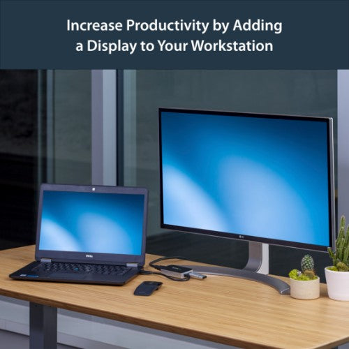 StarTech.com USB 3.0 to HDMI Adapter w/ 1x USB, USB to HDMI Monitor Converter for Windows (no support for macOS/ChromeOS/Linux) - TAA