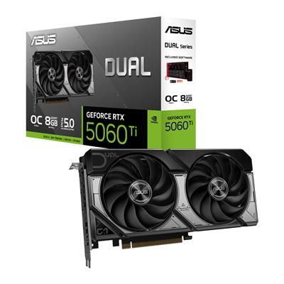 ASUS Dual -RTX5060TI-O8G NVIDIA GeForce RTX 5060 Ti 8 GB GDDR7