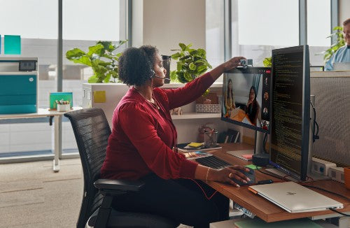 Poly Blackwire 3320 Stereo Microsoft Teams Certified USB-C Headset +USB-C/A Adapter