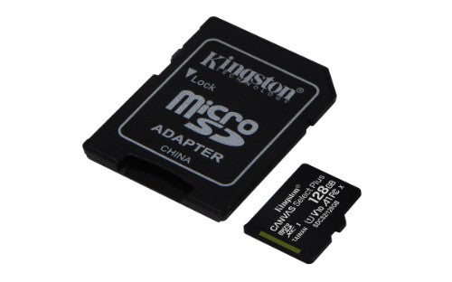 Kingston Technology Canvas Select 128GB micSDXC Plus 100R A1 C10 Card + ADP
