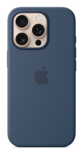 Apple iPhone 16 Pro Silicone Case with MagSafe - Denim