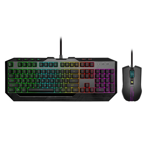 Cooler Master Peripherals DEVASTATOR 3 RGB keyboard Gaming USB QWERTZ German Black