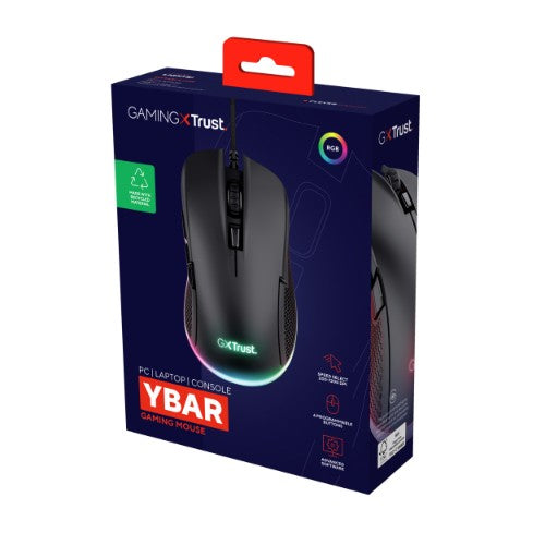 Trust GXT 922 YBAR mouse Gaming Right-hand USB Type-A Optical 7200 DPI