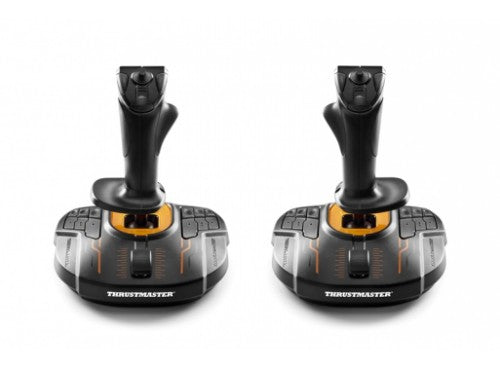 Thrustmaster T.16000M FCS SPACE SIM DUO Black, Orange USB Joystick Analogue / Digital PC