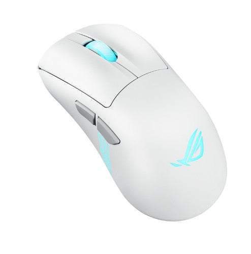 ASUS ROG Keris II Origin WHT mouse Gaming Right-hand RF Wireless + Bluetooth + USB Type-A Optical 42000 DPI