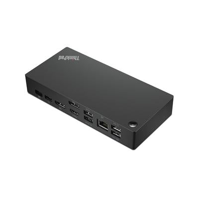 Lenovo 40AY0090UK laptop dock/port replicator Wired USB 3.2 Gen 1 (3.1 Gen 1) Type-C Black