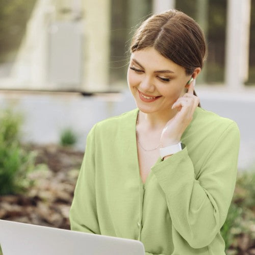 Hama Freedom Buddy II Headset True Wireless Stereo (TWS) In-ear Calls/Music Bluetooth Light Green