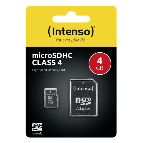 Intenso 3403450 memory card 4 GB MicroSDHC Class 4